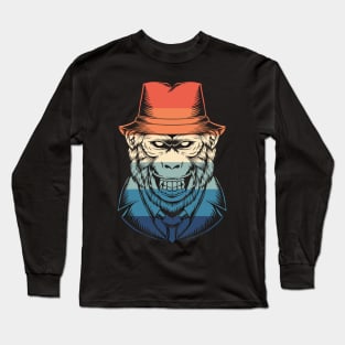 Monkey Classic Boss Long Sleeve T-Shirt